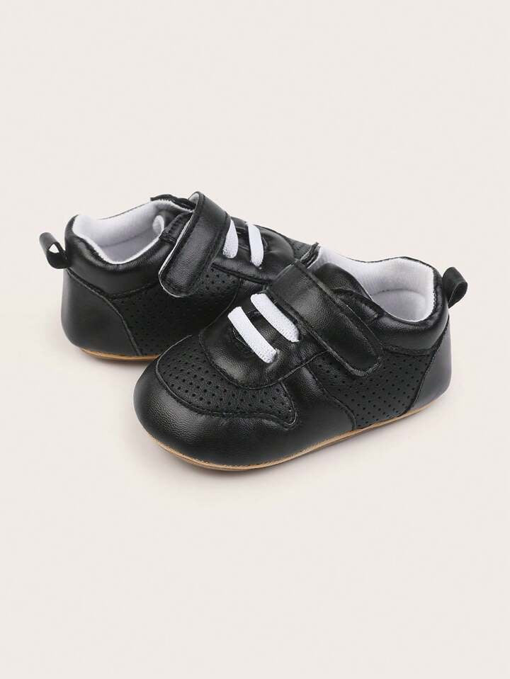 Black Pre Walker Shoes