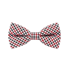 Red Checkered Bow Tie