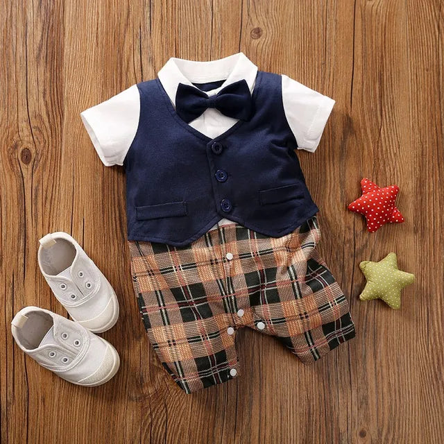 Baby Boy Formal Romper