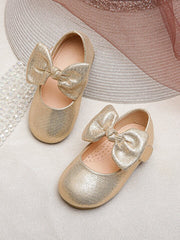 Baby Girl Golden Party Pumps