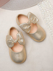 Baby Girl Golden Party Pumps