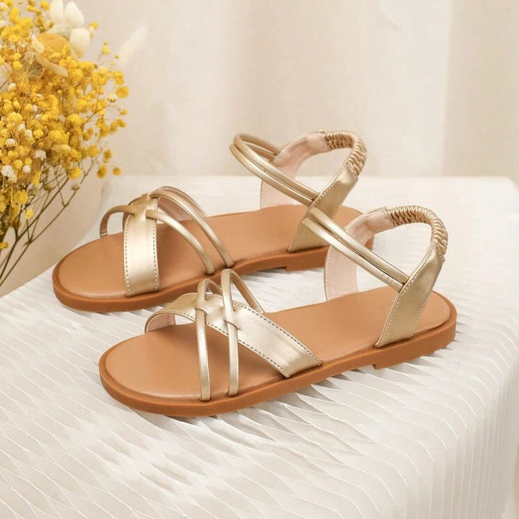 Little Princess Baby Girl Golden Sandals