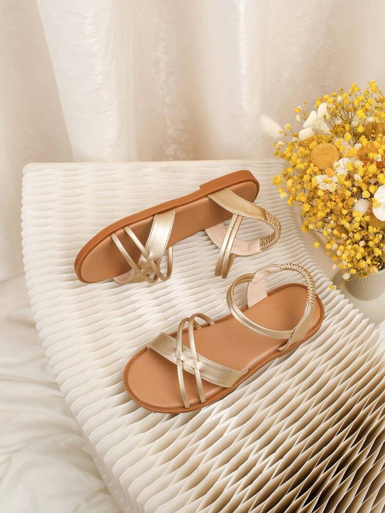Little Princess Baby Girl Golden Sandals