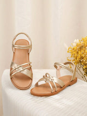 Little Princess Baby Girl Golden Sandals