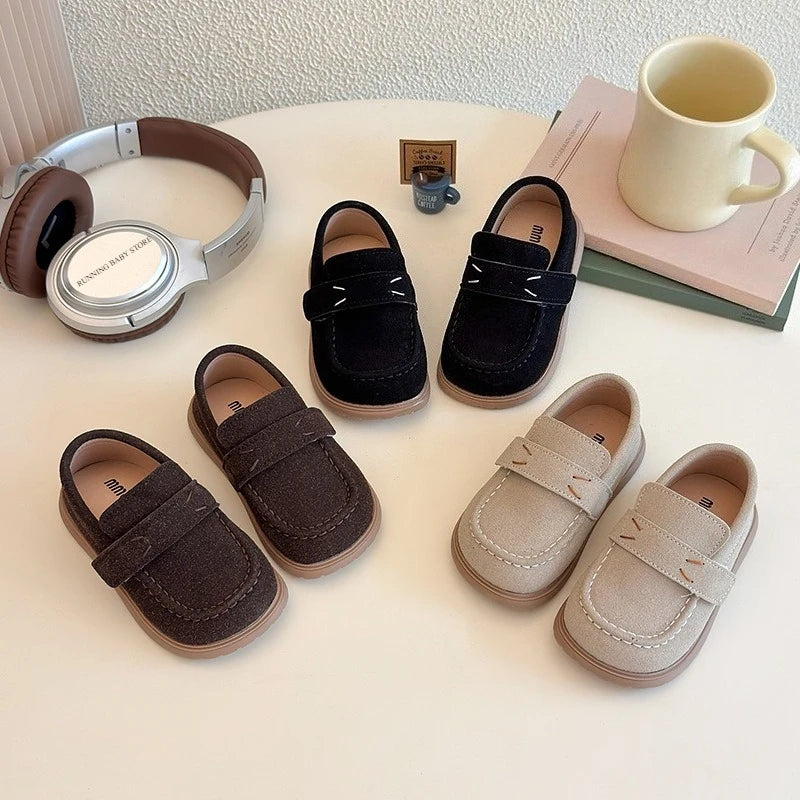 Brown Suede Baby Boy Shoes