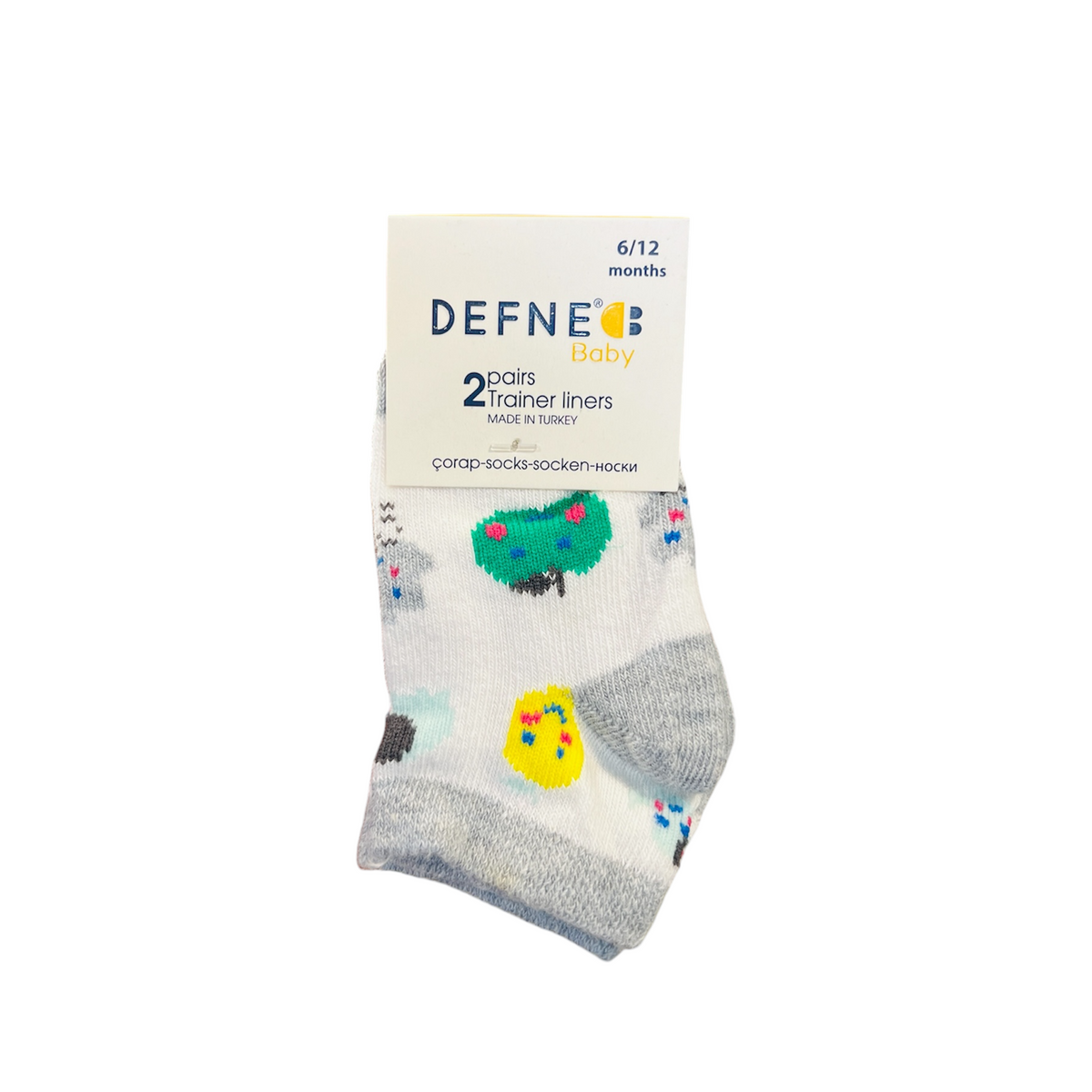 Baby Ankle Trainer Socks – 2 Pair Pack