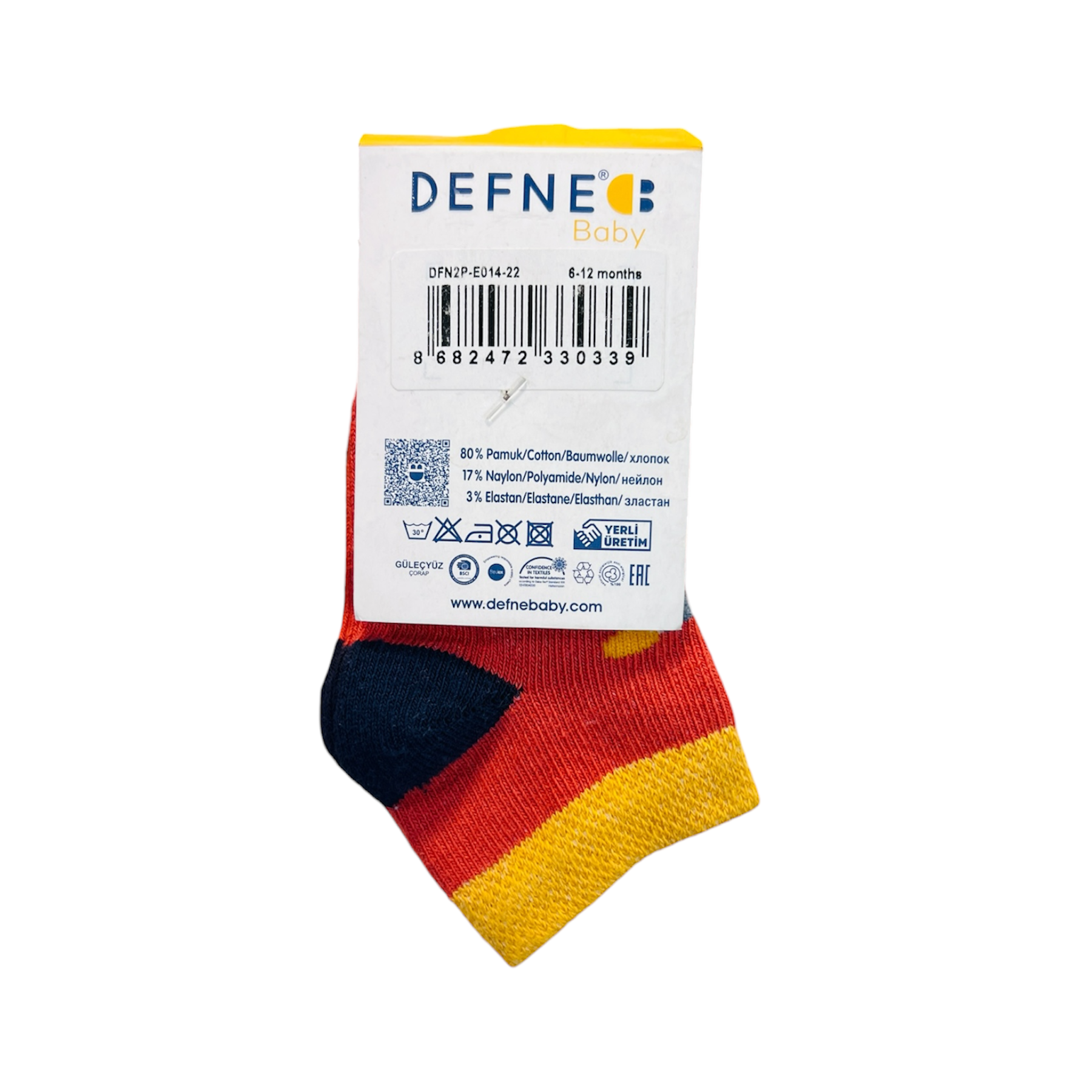 Baby Ankle Trainer Socks – 2 Pair Pack
