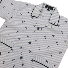 White Stripes Cotton Night suit