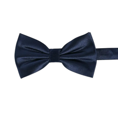 Nave Blue Silk Bow Tie