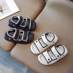 Black Strap Sandal