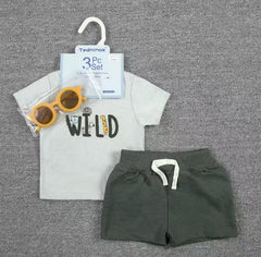 3 Piece Baby Boy Trendy Summer Set