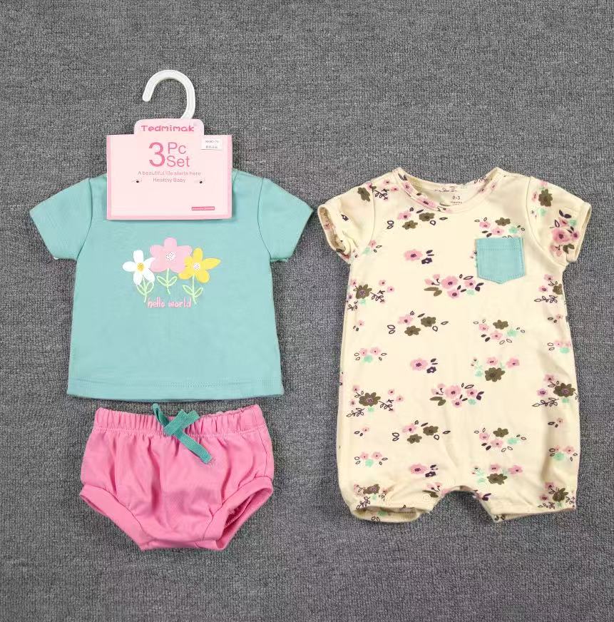 Baby Girl 3 Piece Summer Outfit