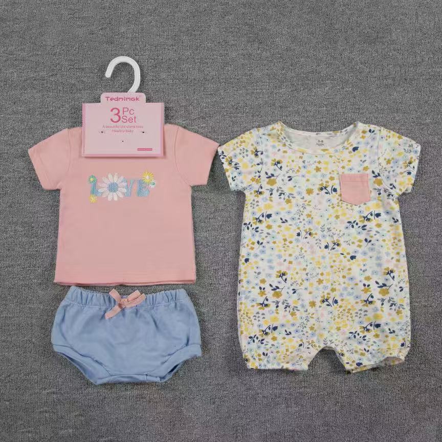 Baby Girl 3 Piece Summer Outfit
