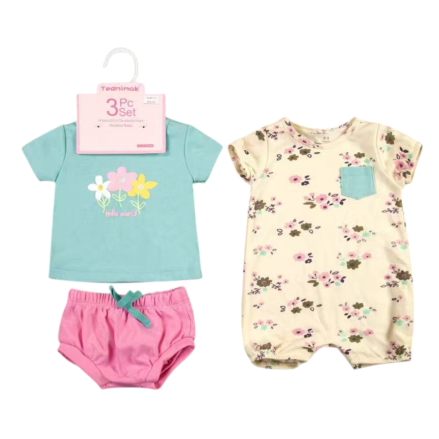 Baby Girl 3 Piece Summer Outfit