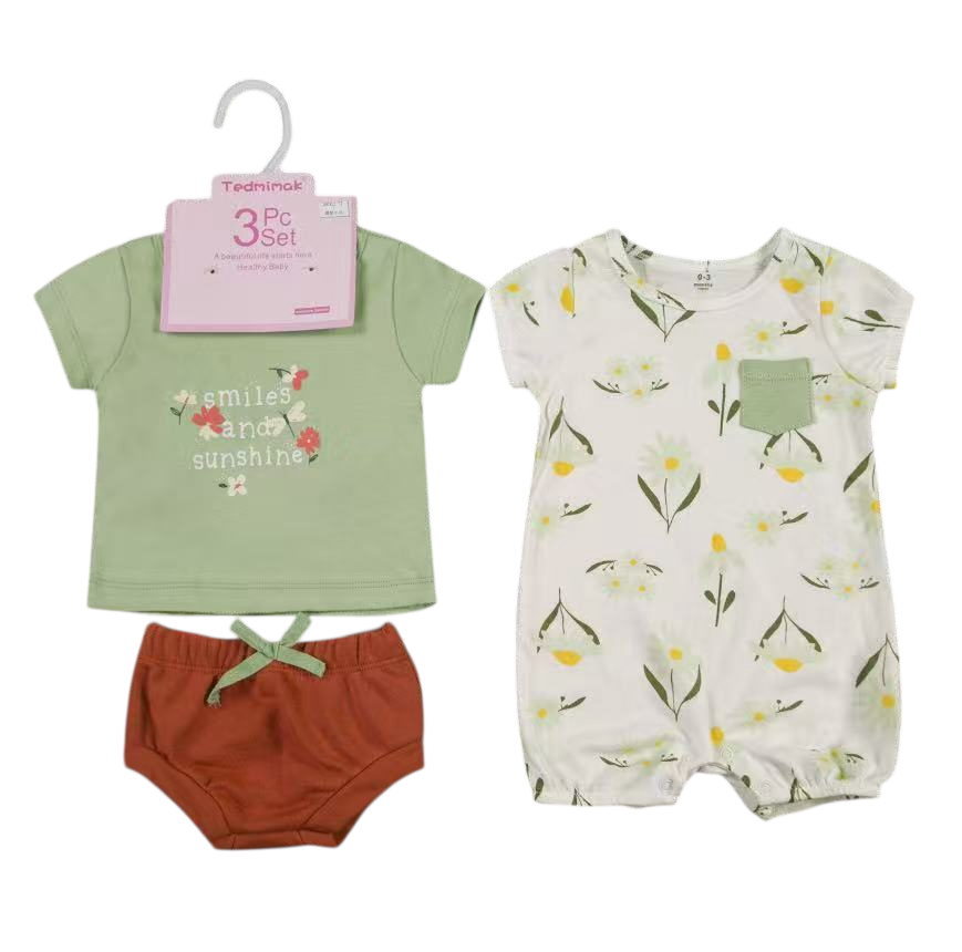 Baby Girl 3 Piece Summer Outfit