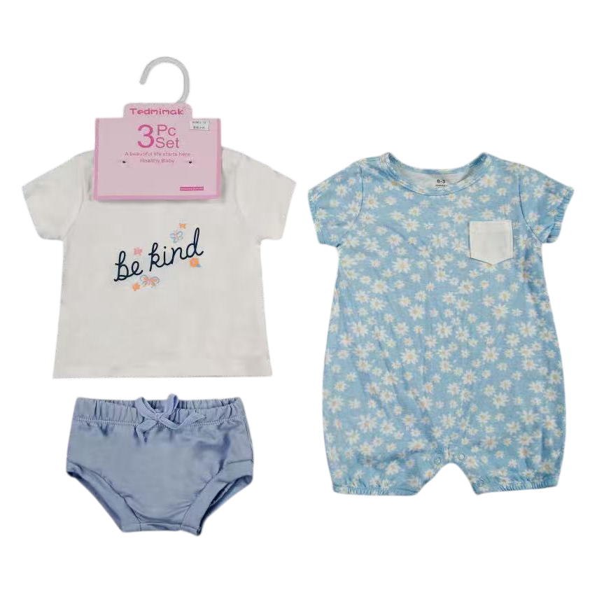 Baby Girl 3 Piece Summer Outfit