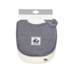 2PC little Captain Bib Set