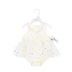 Silver Star White Bodysuit
