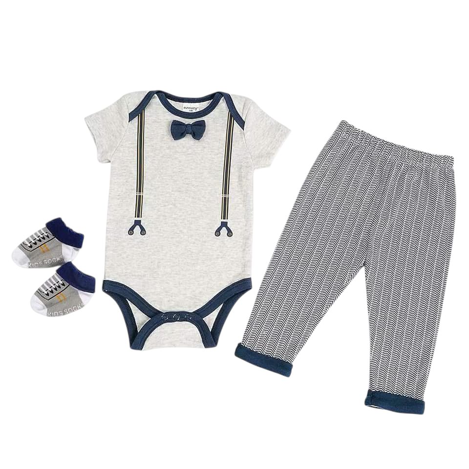 3PC Bodysuit Set