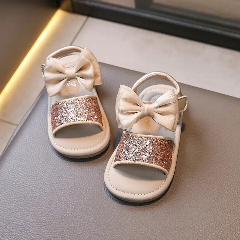 Golden Bow Sandal