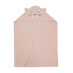 Pink Hooded Bath Towel