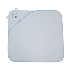 Blue Hooded Bath Towel