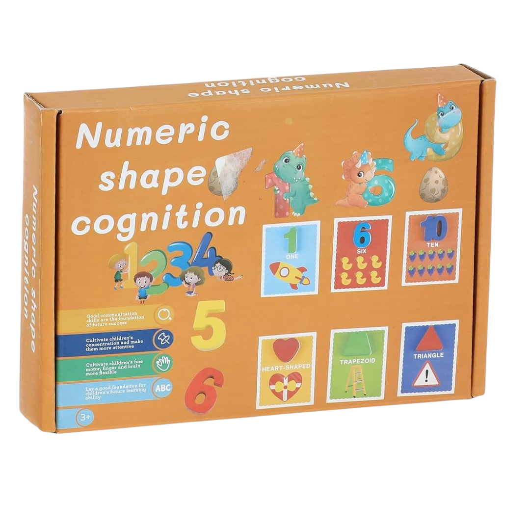 Wooden Letter and Number Shape Toy