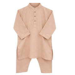 Peach Kurta Shalwar Set