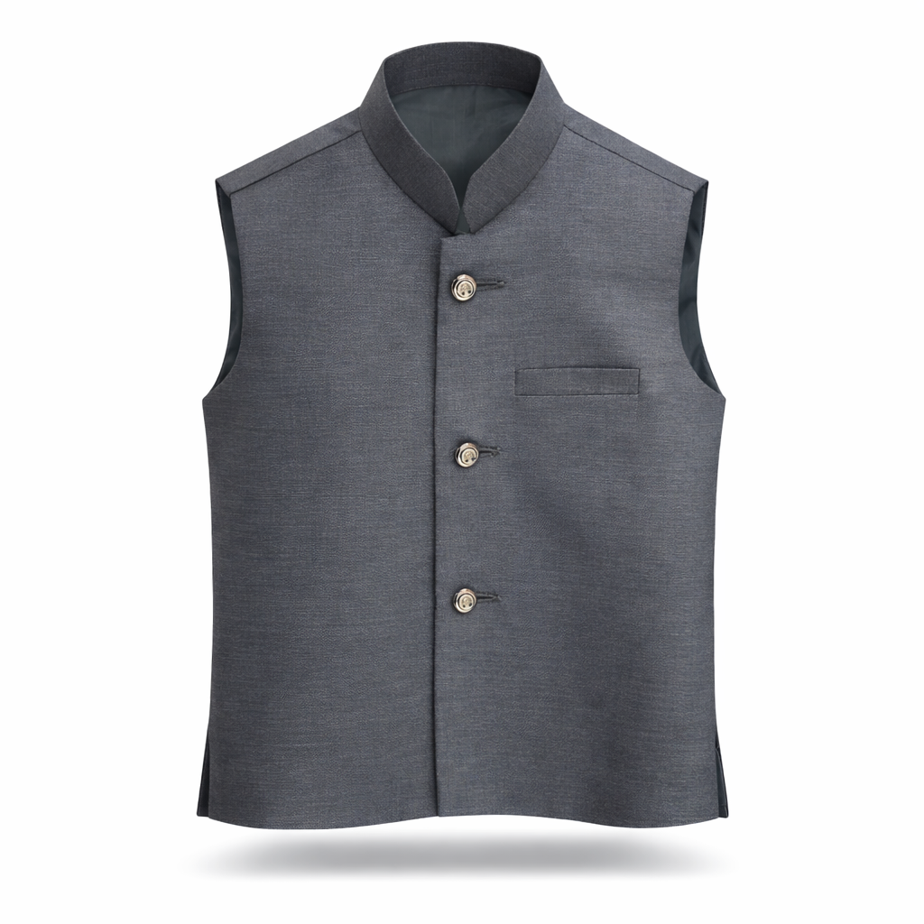 Grey Waistcoat for Baby Boy