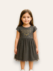 Twinkle Star Grey Frock