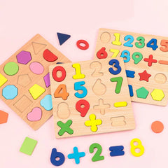 Wooden Puzzle Educational Game