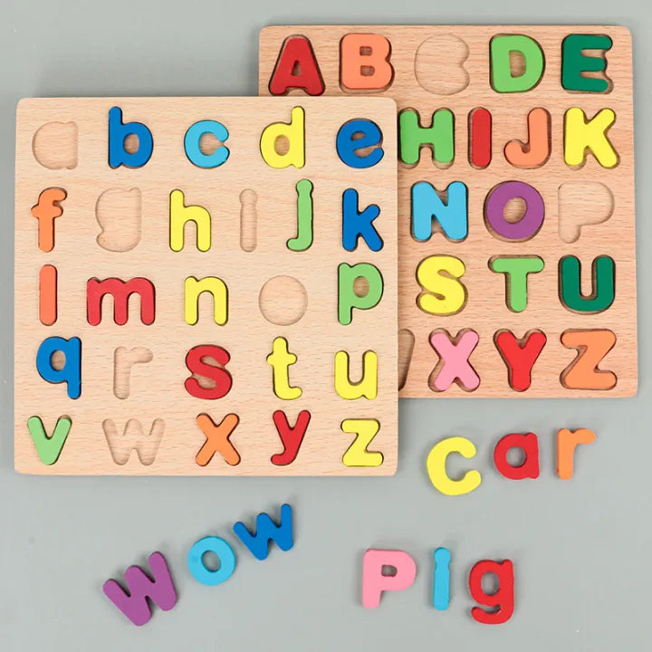 Wooden Puzzle Educational Game