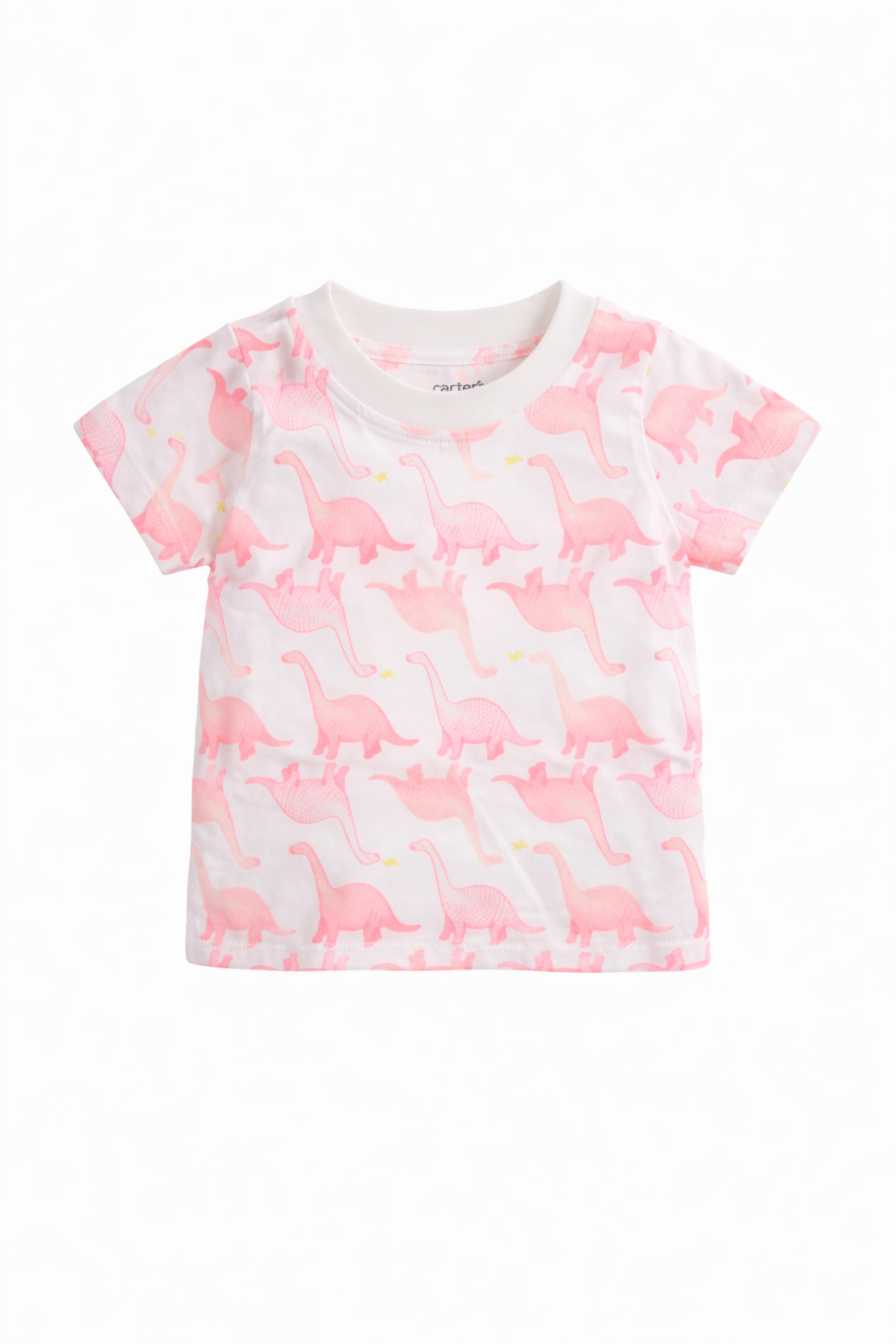 Baby Girl 3-Piece Suit – Dino & Parrot Print T-shirts with Grey Shorts
