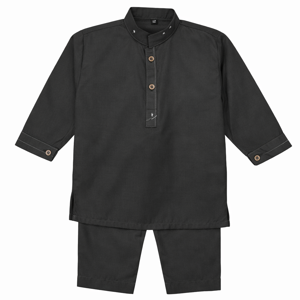 Baby Boy Green Boski Kurta Trouser Set