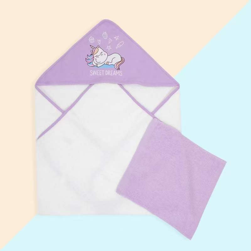 Unicorn Hooded Bath towel