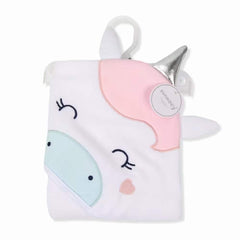 Unicorn Hooded Bath Towel White