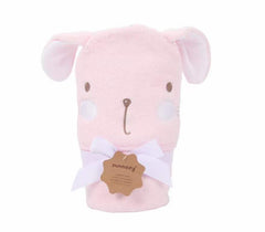 Bath Towel Pink Rabbit