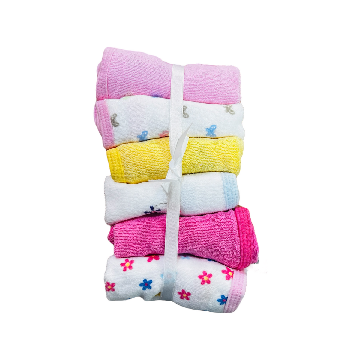 6Pc Face Towel Set