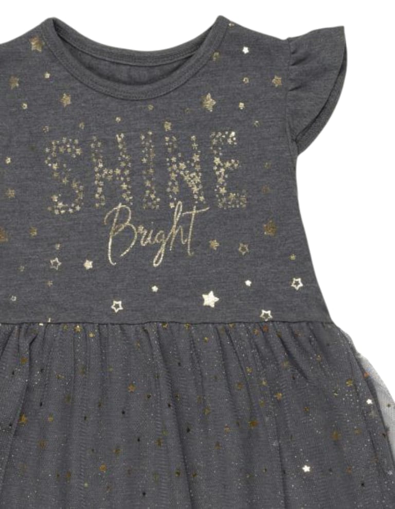 Twinkle Star Grey Frock