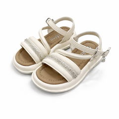 Baby Girl White Strap Sandals