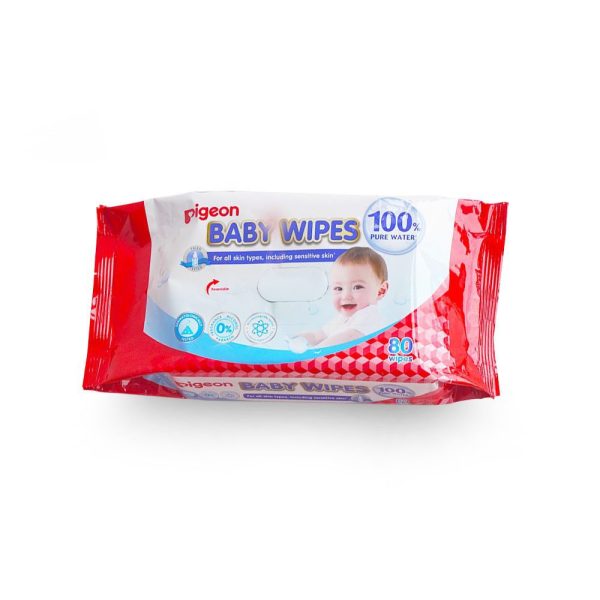 Wipes 80 Sheets 100% Pure