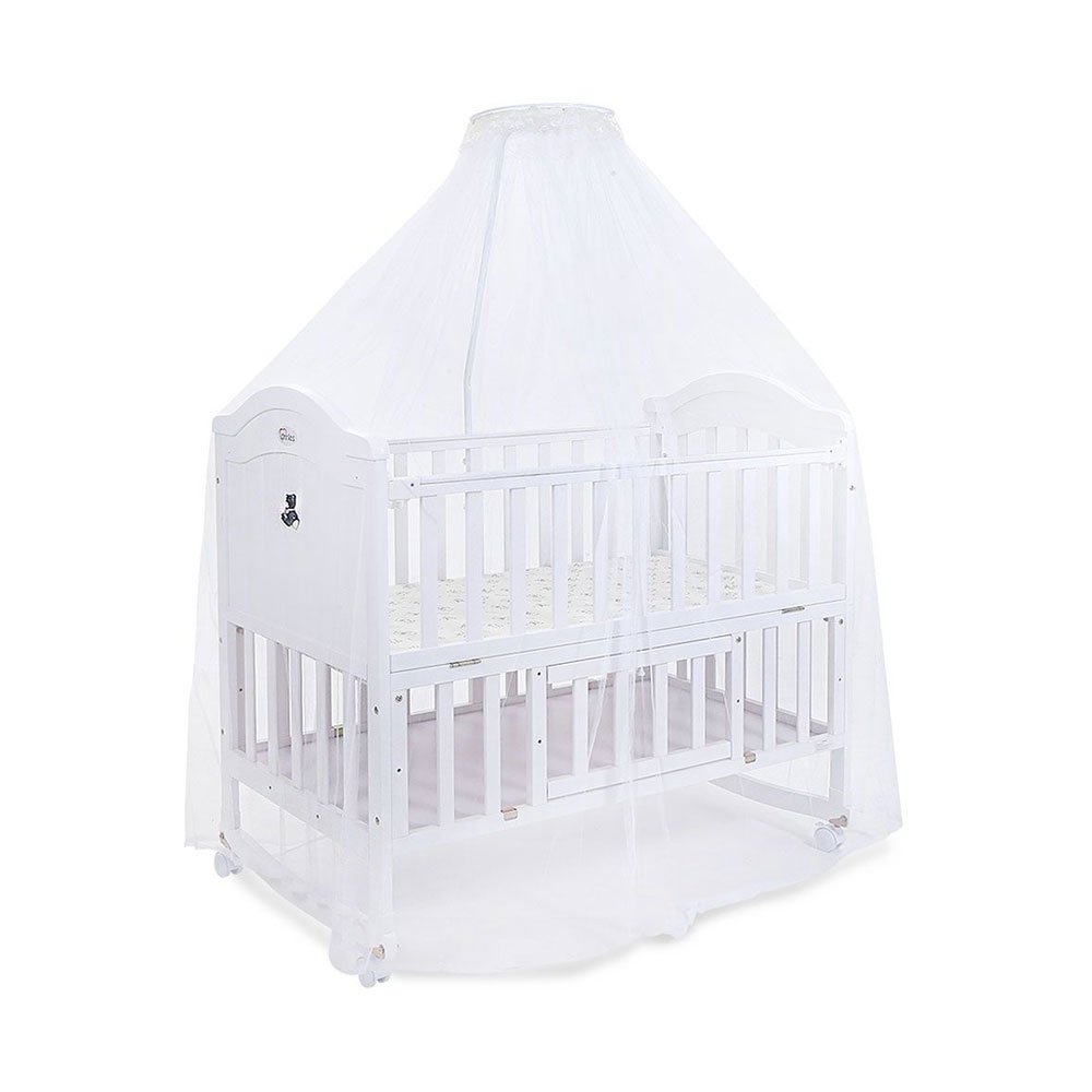 Tinnies Wooden Cot – White