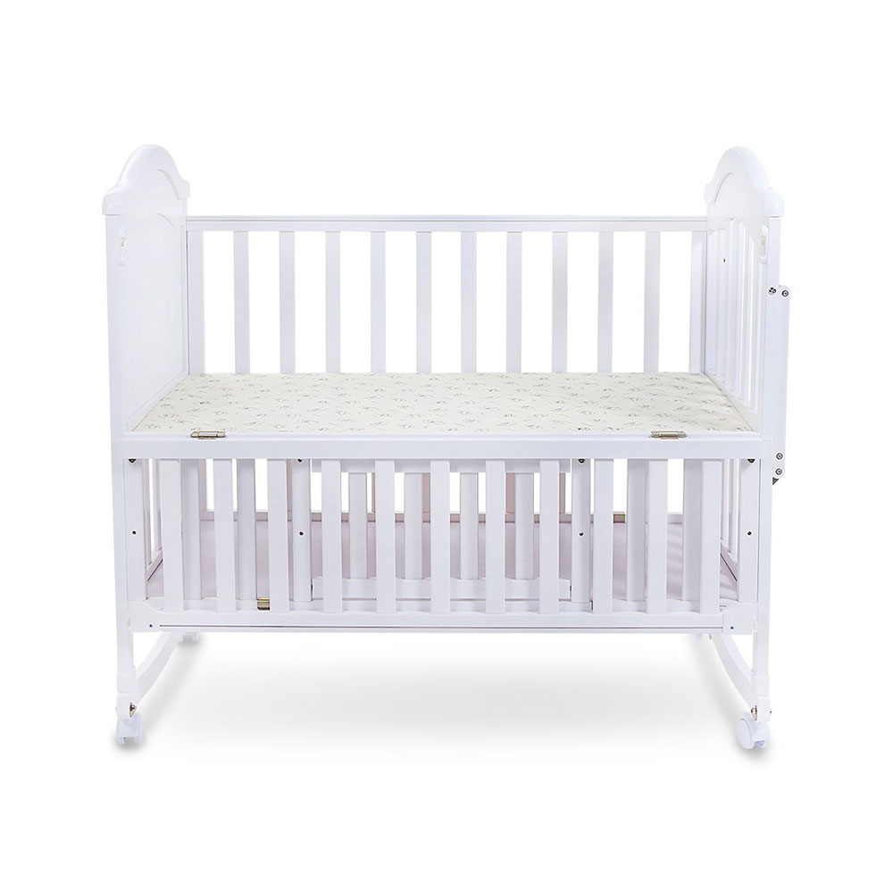 Tinnies Wooden Cot – White