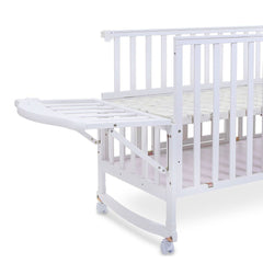 Tinnies Wooden Cot – White