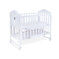 Tinnies Wooden Cot – White