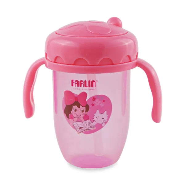 Farlin Straw Training Cup – Pink