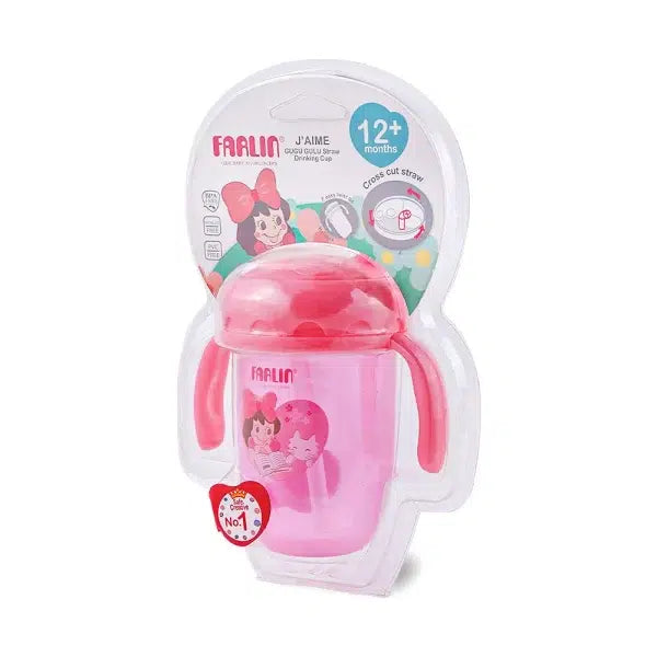 Farlin Straw Training Cup – Pink