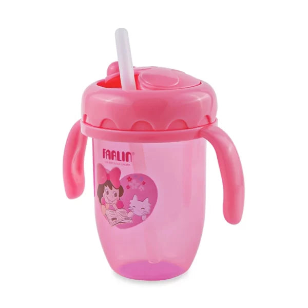 Farlin Straw Training Cup – Pink