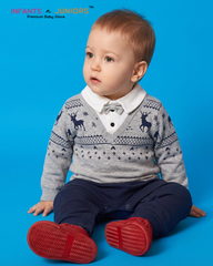 Open Feet Deer Romper