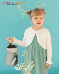 Baby Girl White Shrug